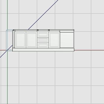 地柜A3D模型